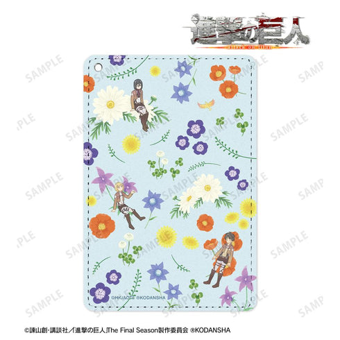 『進撃の巨人』エレン&ミカサ&アルミン Botania 1ポケットパスケース【202510再販】